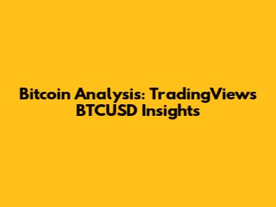 Bitcoin Analysis: TradingView's BTCUSD Insights