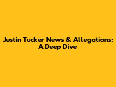 Justin Tucker News & Allegations: A Deep Dive