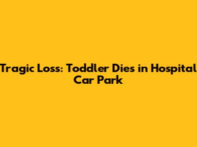 Tragic Loss: Toddler Dies in Hospital Car Park